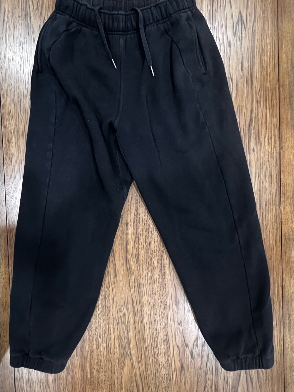Lululemon Black Jogger Sweatpants with Drawstring Waist